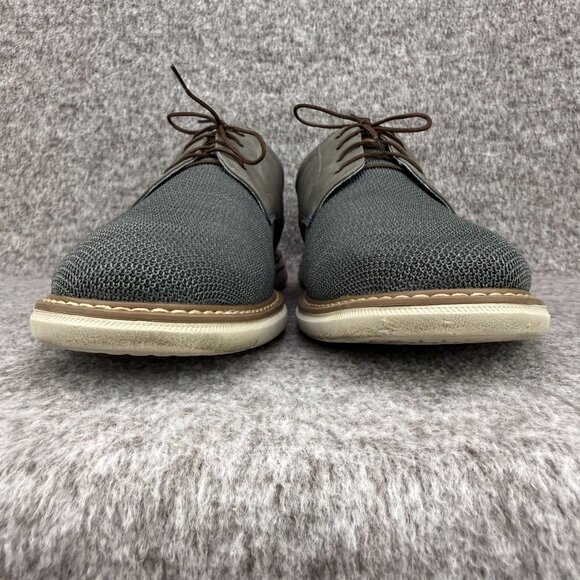 ✅Nunn Bush Chase Knit Plain Toe Oxfords Mens 9W Casual Shoes Grey Bloom + Kore - Picture 9 of 12